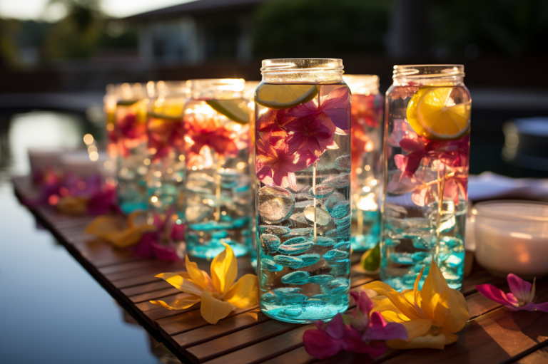 DIY Luau-Themed Crafts: Turning Water Bottles into Charming Party Favors for Summer Gatherings
