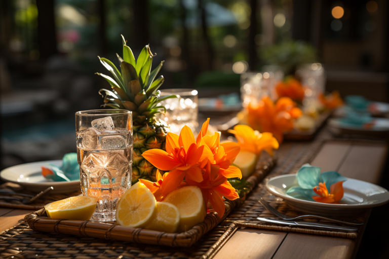 Exploring the Popularity of Hawaiian-Themed Decor on Pinterest and Party Supply Options