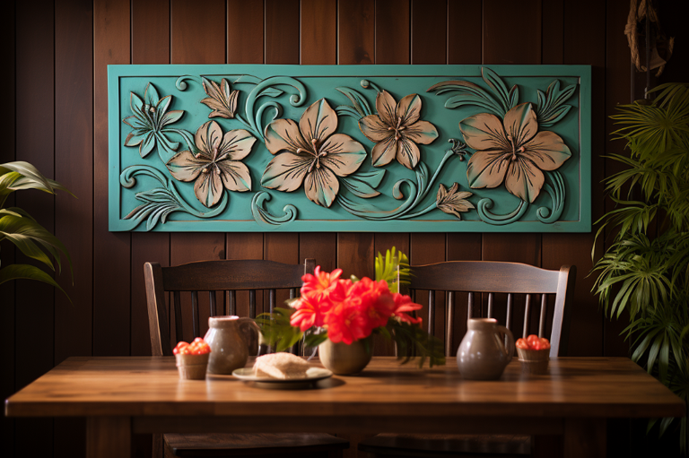 Enhancing Home Decor with Hand-Painted Rustic Signs and Unique Hawaiian Decorative Items