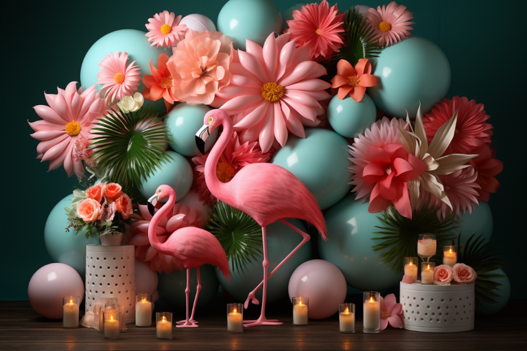 Creating a Tropical Vibe: Exploring Flamingo and Hawaiian Themed Balloon Garland Kits